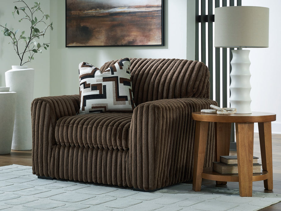 Midnight-Madness Oversized Chair - U&U Home Budget Furniture (Carteret, NJ)