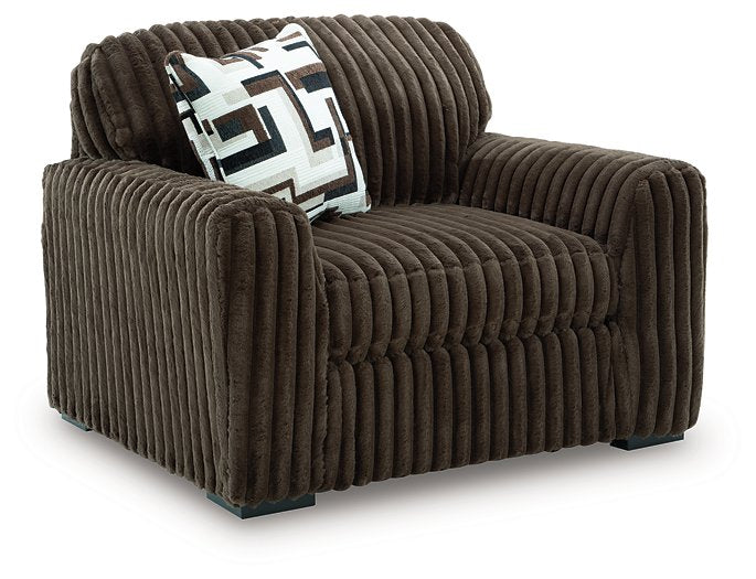 Midnight-Madness Oversized Chair - U&U Home Budget Furniture (Carteret, NJ)