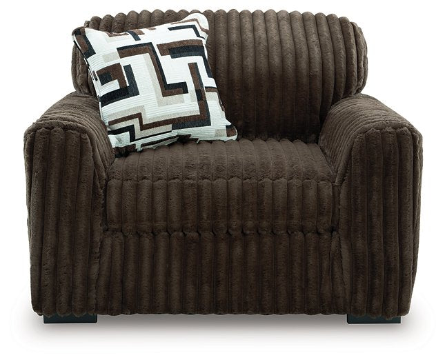 Midnight-Madness Oversized Chair - U&U Home Budget Furniture (Carteret, NJ)
