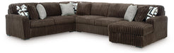 Midnight-Madness Sectional with Chaise - U&U Home Budget Furniture (Carteret, NJ)