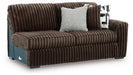 Midnight-Madness Sectional with Chaise - U&U Home Budget Furniture (Carteret, NJ)