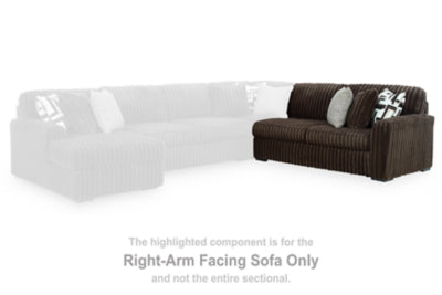 Midnight-Madness Sectional with Chaise - U&U Home Budget Furniture (Carteret, NJ)