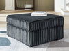 Midnight-Madness Oversized Accent Ottoman - U&U Home Budget Furniture (Carteret, NJ)