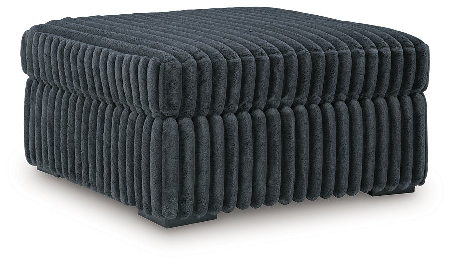 Midnight-Madness Oversized Accent Ottoman - U&U Home Budget Furniture (Carteret, NJ)