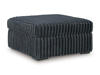 Midnight-Madness Oversized Accent Ottoman - U&U Home Budget Furniture (Carteret, NJ)