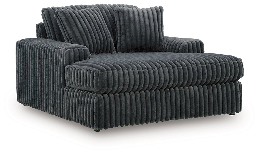 Midnight-Madness Oversized Chaise - U&U Home Budget Furniture (Carteret, NJ)