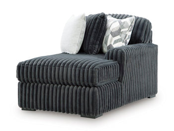 Midnight-Madness Sectional Sofa with Chaise - U&U Home Budget Furniture (Carteret, NJ)