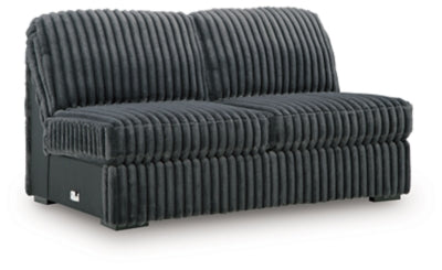 Midnight-Madness Sectional with Chaise - U&U Home Budget Furniture (Carteret, NJ)