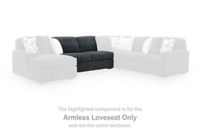 Midnight-Madness Sectional with Chaise - U&U Home Budget Furniture (Carteret, NJ)