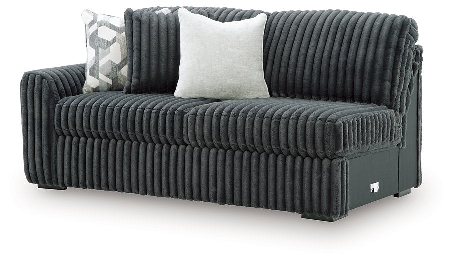 Midnight-Madness Sectional Sofa with Chaise - U&U Home Budget Furniture (Carteret, NJ)