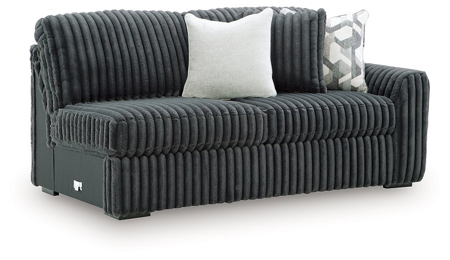Midnight-Madness Sectional Sofa with Chaise - U&U Home Budget Furniture (Carteret, NJ)