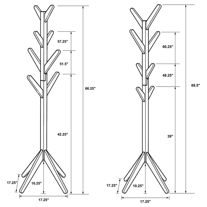 Margaret Coat Rack - U&U Home Budget Furniture (Carteret, NJ)