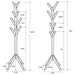 Margaret Coat Rack - U&U Home Budget Furniture (Carteret, NJ)