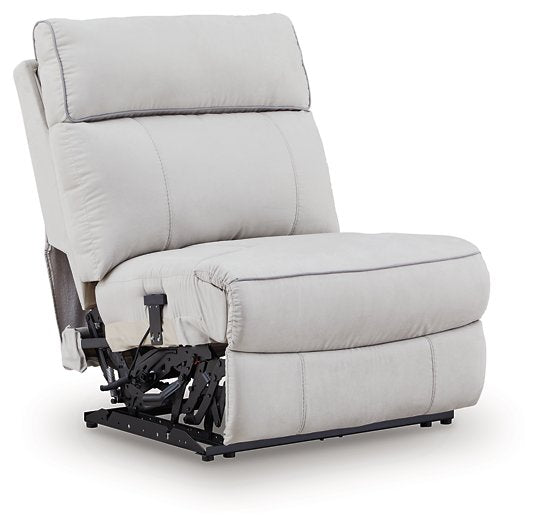 Social Pointe Reclining Sectional with Storage Console - U&U Home Budget Furniture (Carteret, NJ)