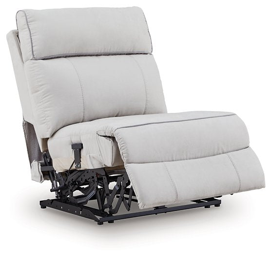 Social Pointe Reclining Sectional with Storage Console - U&U Home Budget Furniture (Carteret, NJ)