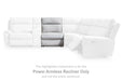 Social Pointe Reclining Sectional with Storage Console - U&U Home Budget Furniture (Carteret, NJ)