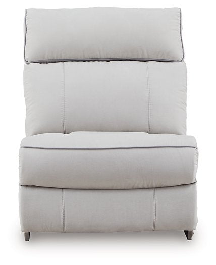 Social Pointe Reclining Sectional with Storage Console - U&U Home Budget Furniture (Carteret, NJ)