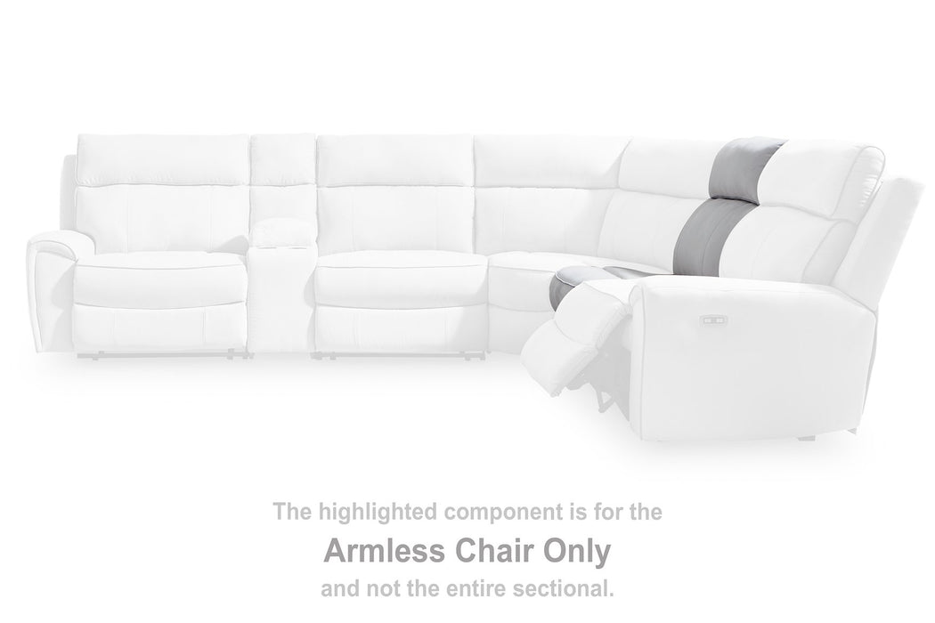 Social Pointe Reclining Sectional with Storage Console - U&U Home Budget Furniture (Carteret, NJ)