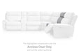 Social Pointe Reclining Sectional with Storage Console - U&U Home Budget Furniture (Carteret, NJ)