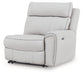 Social Pointe Reclining Sectional with Storage Console - U&U Home Budget Furniture (Carteret, NJ)