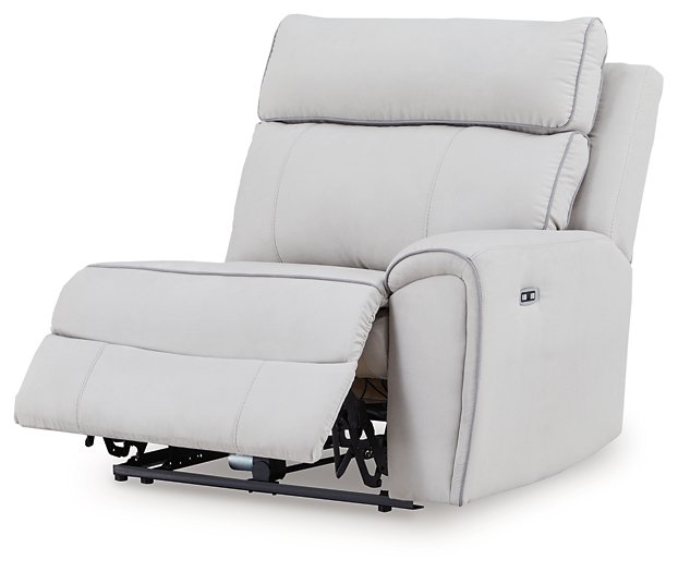 Social Pointe Reclining Sectional with Storage Console - U&U Home Budget Furniture (Carteret, NJ)