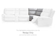 Social Pointe Reclining Sectional with Storage Console - U&U Home Budget Furniture (Carteret, NJ)