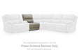 Narwhal Place Power Reclining Sectional - U&U Home Budget Furniture (Carteret, NJ)