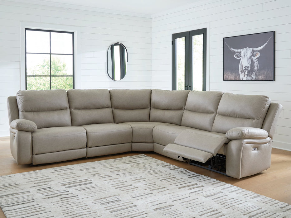 Narwhal Place Power Reclining Sectional - U&U Home Budget Furniture (Carteret, NJ)