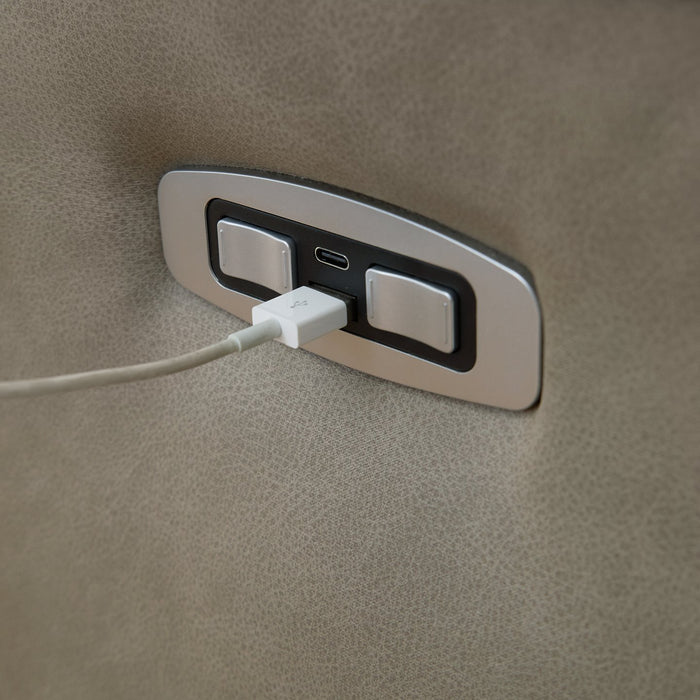 Narwhal Place Power Reclining Sectional - U&U Home Budget Furniture (Carteret, NJ)