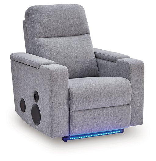 Pineland Power Glider Recliner with Audio System - U&U Home Budget Furniture (Carteret, NJ)