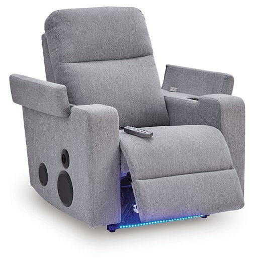 Pineland Power Glider Recliner with Audio System - U&U Home Budget Furniture (Carteret, NJ)