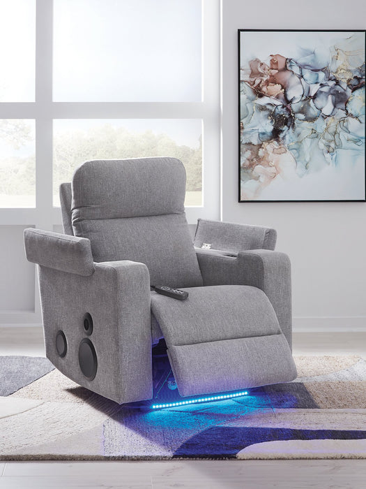 Pineland Power Glider Recliner with Audio System - U&U Home Budget Furniture (Carteret, NJ)