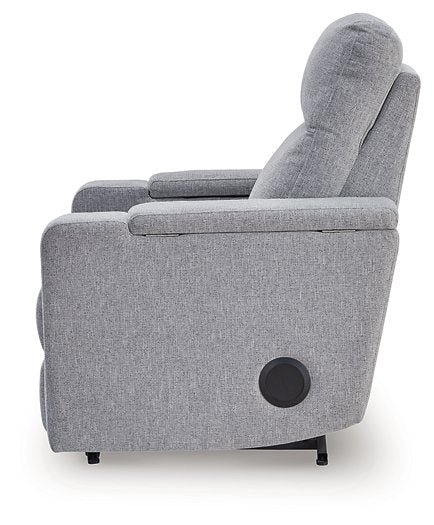 Pineland Power Glider Recliner with Audio System - U&U Home Budget Furniture (Carteret, NJ)
