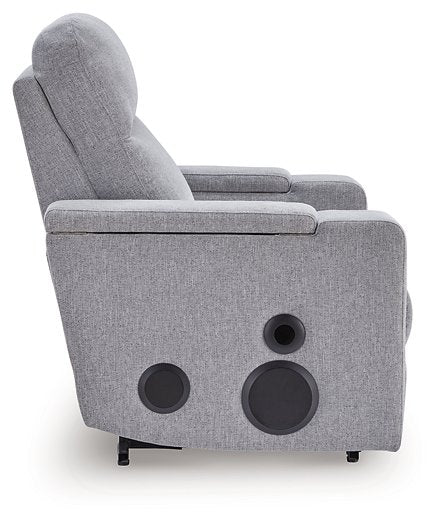 Pineland Power Glider Recliner with Audio System - U&U Home Budget Furniture (Carteret, NJ)