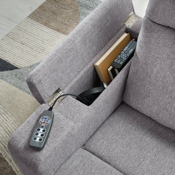 Pineland Power Glider Recliner with Audio System - U&U Home Budget Furniture (Carteret, NJ)