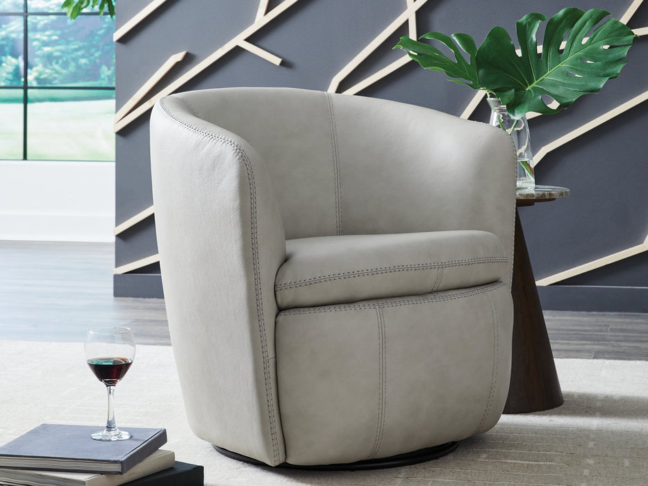 Kierreys Swivel Accent Chair - U&U Home Budget Furniture (Carteret, NJ)