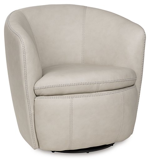 Kierreys Swivel Accent Chair - U&U Home Budget Furniture (Carteret, NJ)