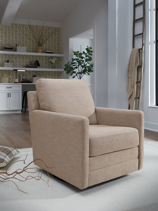 Freybourne Next-Gen Nuvella Swivel Accent Chair - U&U Home Budget Furniture (Carteret, NJ)