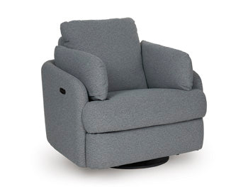 Alainmont Next-Gen Nuvella Swivel Power Recliner - U&U Home Budget Furniture (Carteret, NJ)