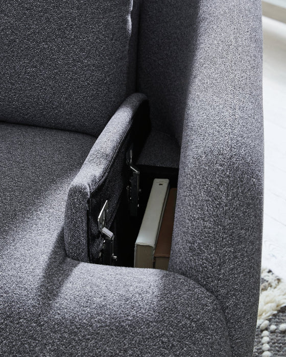 Alainmont Next-Gen Nuvella Swivel Power Recliner - U&U Home Budget Furniture (Carteret, NJ)