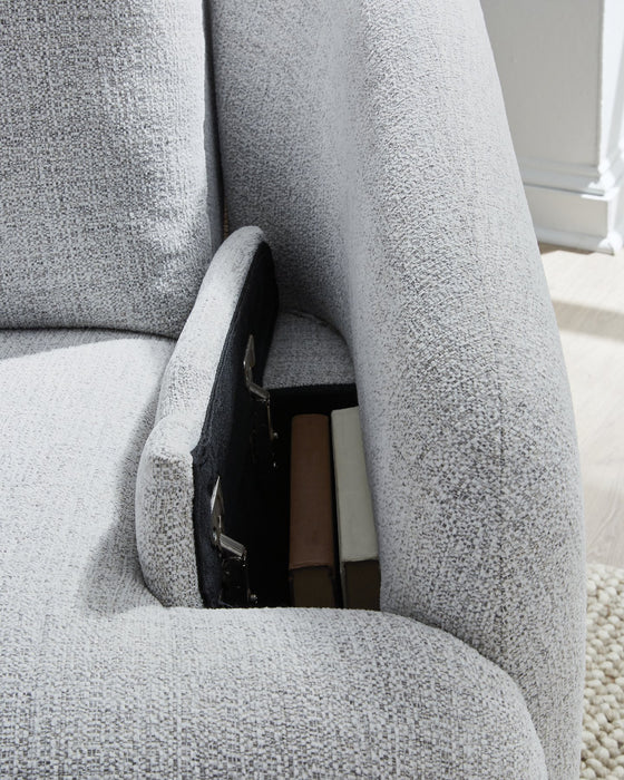 Alainmont Next-Gen Nuvella Swivel Power Recliner - U&U Home Budget Furniture (Carteret, NJ)