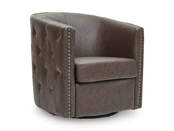 Brentlow Swivel Accent Chair - U&U Home Budget Furniture (Carteret, NJ)