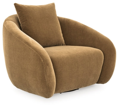 Yahya Swivel Accent Chair - U&U Home Budget Furniture (Carteret, NJ)