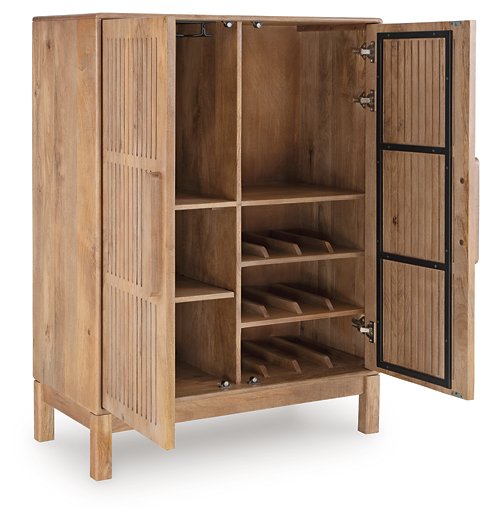 Pellamour Bar Cabinet - U&U Home Budget Furniture (Carteret, NJ)