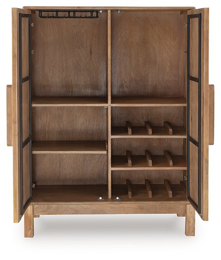 Pellamour Bar Cabinet - U&U Home Budget Furniture (Carteret, NJ)