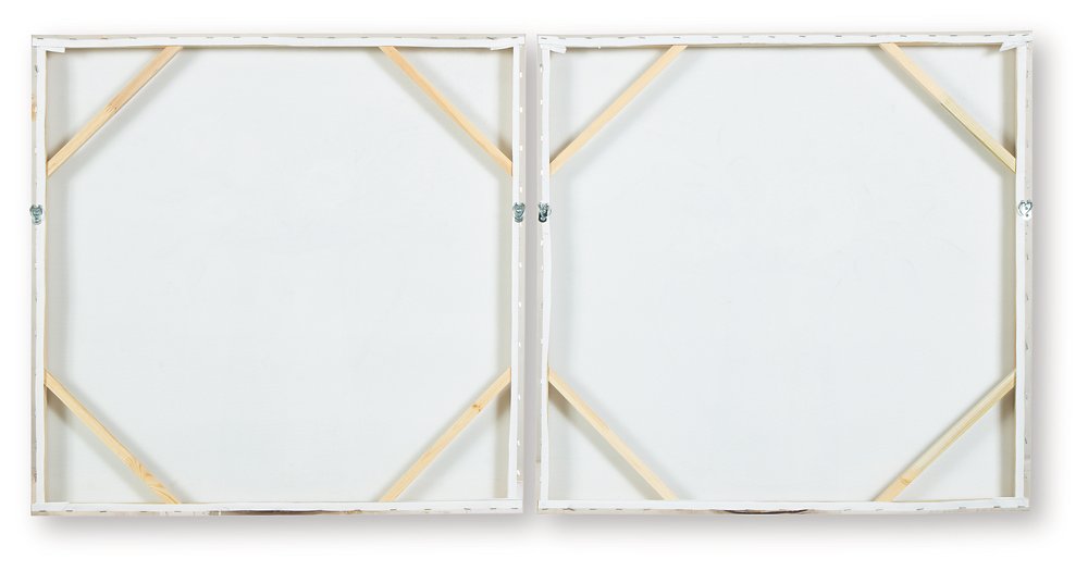 Amoryville Wall Art Set (Set of 2) - U&U Home Budget Furniture (Carteret, NJ)