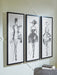 Mckerrick Wall Art Set (Set of 3) - U&U Home Budget Furniture (Carteret, NJ)