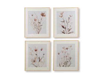 Chettings Wall Art (Set of 4) - U&U Home Budget Furniture (Carteret, NJ)