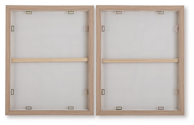 Waldett Wall Art (Set of 2) - U&U Home Budget Furniture (Carteret, NJ)