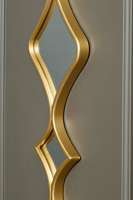 Harriswood Accent Mirror Set (Set of 2) - U&U Home Budget Furniture (Carteret, NJ)